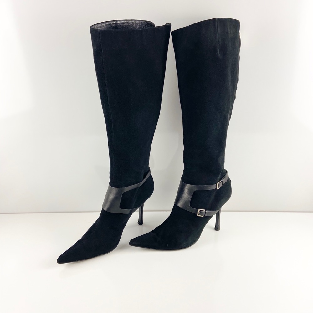 Sergio Rossi tall Suede boots size 12.5